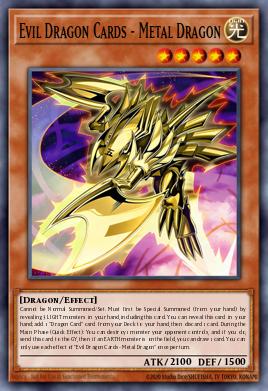 Evil Dragon Cards - Metal Dragon