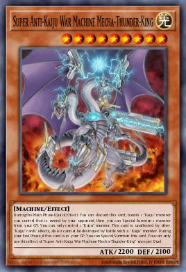 Super Anti-Kaiju War Machine Mecha-Thunder-King