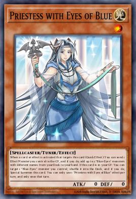 Priestess with Eyes of Blue