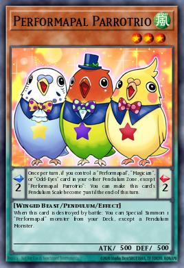 Performapal Parrotrio