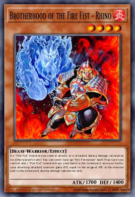 Brotherhood of the Fire Fist - Rhino