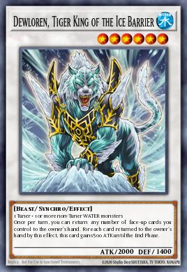 Dewloren, Tiger King of the Ice Barrier