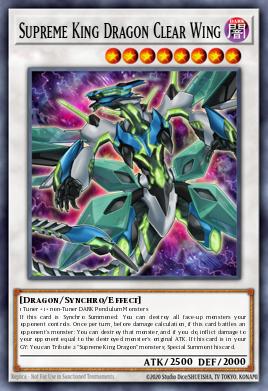 Supreme King Dragon Clear Wing