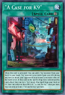 "A Case for K9"