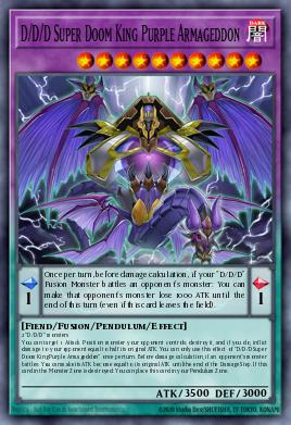 D/D/D Super Doom King Purple Armageddon