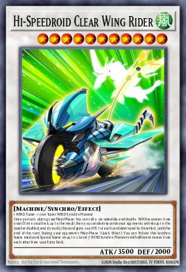 Hi-Speedroid Clear Wing Rider