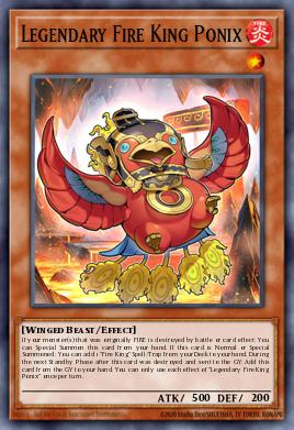 Legendary Fire King Ponix