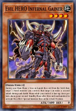Evil HERO Infernal Gainer