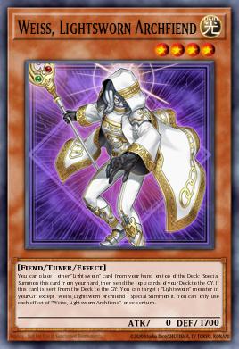 Weiss, Lightsworn Archfiend