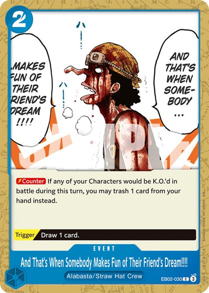 And That's When Somebody Makes Fun of Their Friend's Dream!!!! (EB02-030)