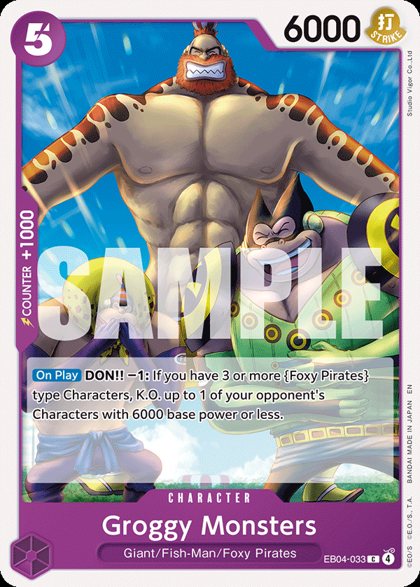 Groggy Monsters (EB04-033)