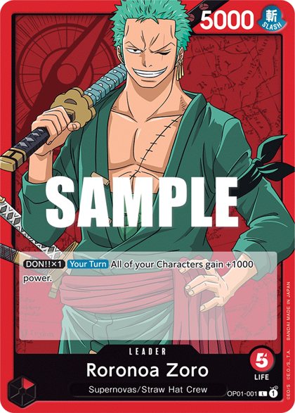 Roronoa Zoro (OP01-001)