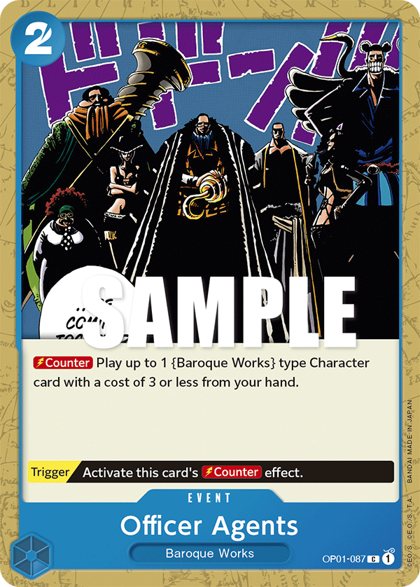 Officer Agents (OP01-087)