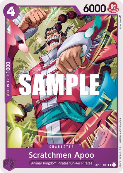 Scratchmen Apoo (OP01-103)