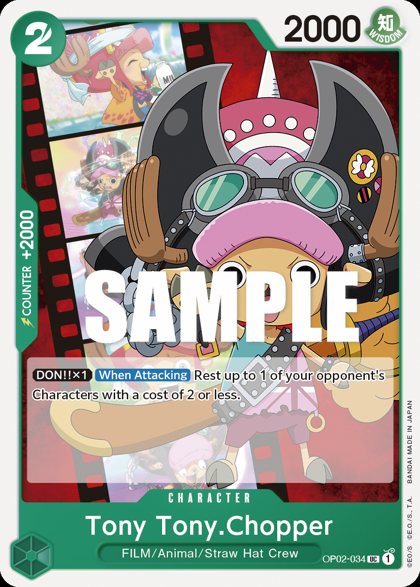 Tony Tony.Chopper (OP02-034)