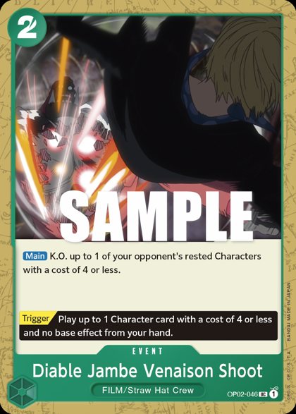 Diable Jambe Venaison Shoot (OP02-046)