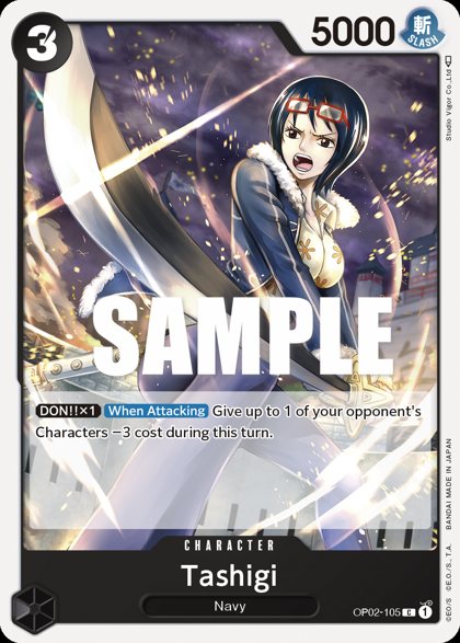 Tashigi (OP02-105)