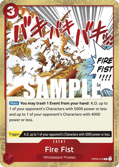 Fire Fist (OP03-018)