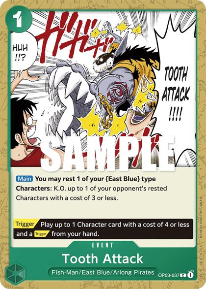 Tooth Attack (OP03-037)