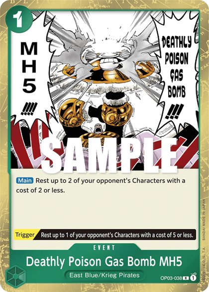 Deathly Poison Gas Bomb MH5 (OP03-038)