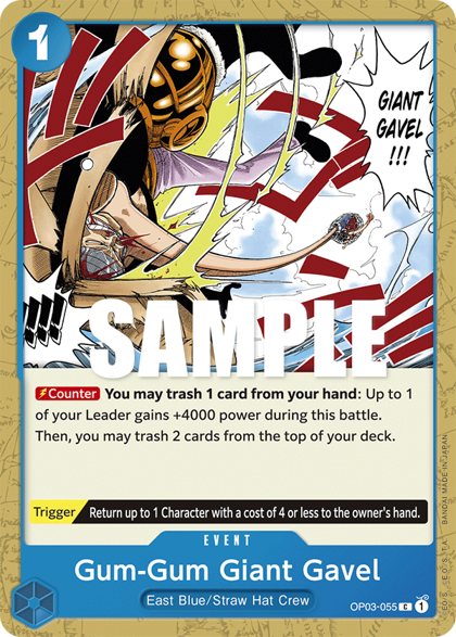 Gum-Gum Giant Gavel (OP03-055)
