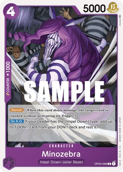 Minozebra (OP03-068)