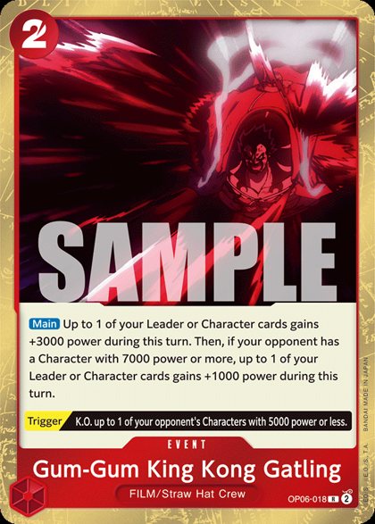 Gum-Gum King Kong Gatling (OP06-018)