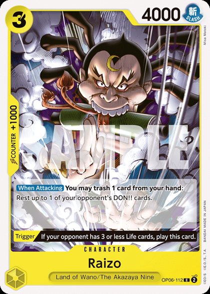 Raizo (OP06-112)