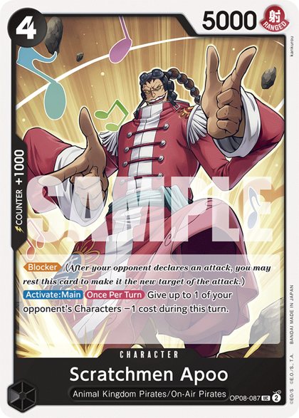 Scratchmen Apoo (OP08-087)