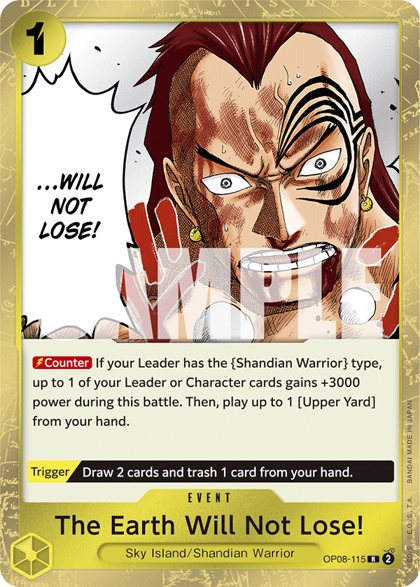 The Earth Will Not Lose! (OP08-115)