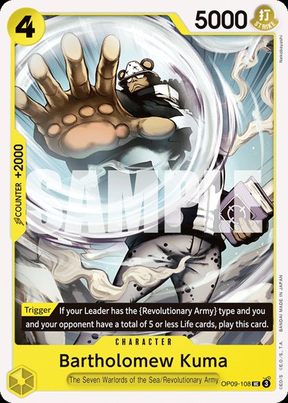 Bartholomew Kuma (OP09-108)