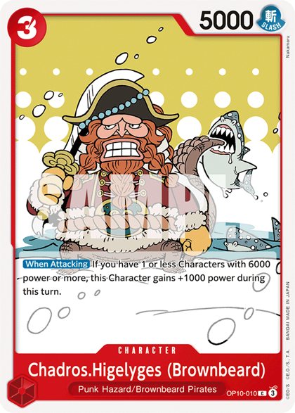 Chadros.Higelyges (Brownbeard) (OP10-010)