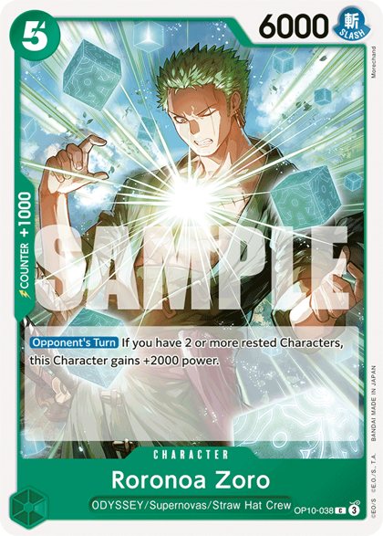 Roronoa Zoro (OP10-038)