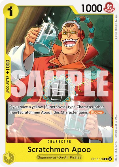 Scratchmen Apoo (OP10-108)