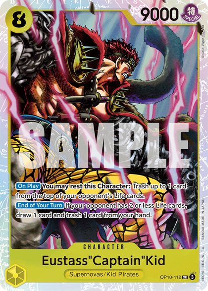 Eustass"Captain"Kid (OP10-112)