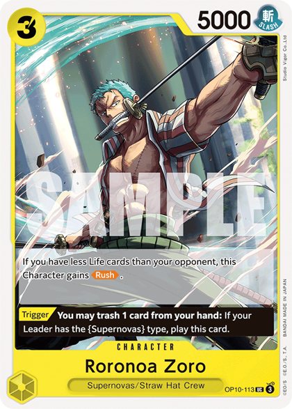 Roronoa Zoro (OP10-113)