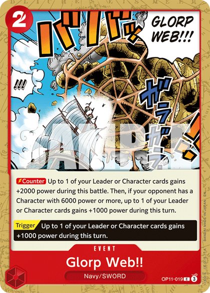 Glorp Web!! (OP11-019)