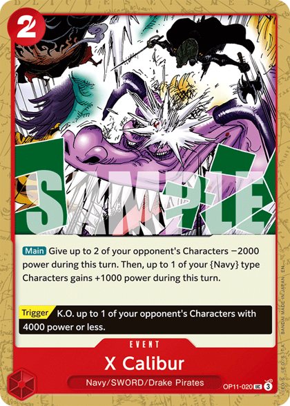 X Calibur (OP11-020)