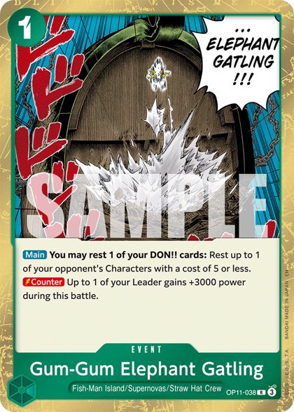 Gum-Gum Elephant Gatling (OP11-038)
