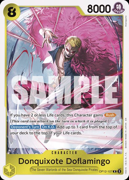 Donquixote Doflamingo (OP12-107)