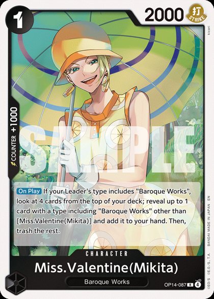 Miss.Valentine(Mikita) (OP14-087)