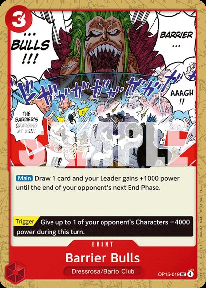 Barrier Bulls (OP15-019)