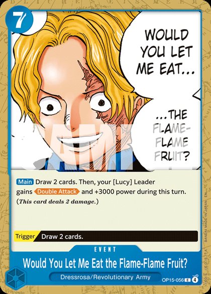 Would You Let Me Eat the Flame-Flame Fruit? (OP15-056)