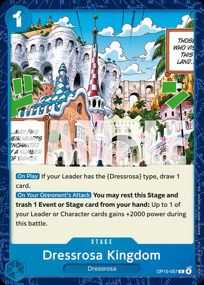 Dressrosa Kingdom (OP15-057)