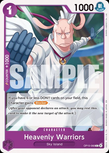 Heavenly Warriors (OP15-068)