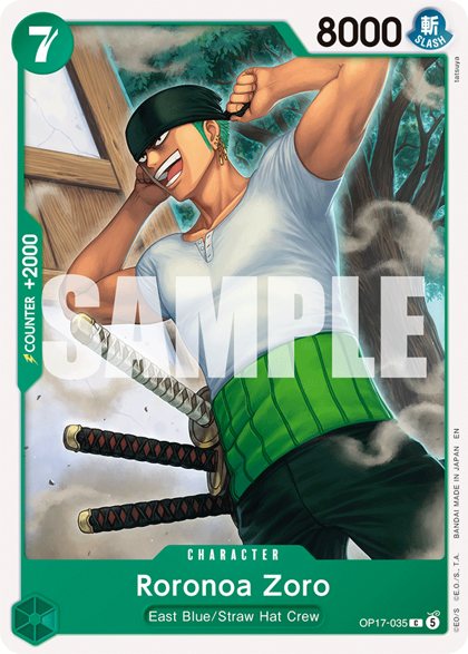 Roronoa Zoro (OP17-035)