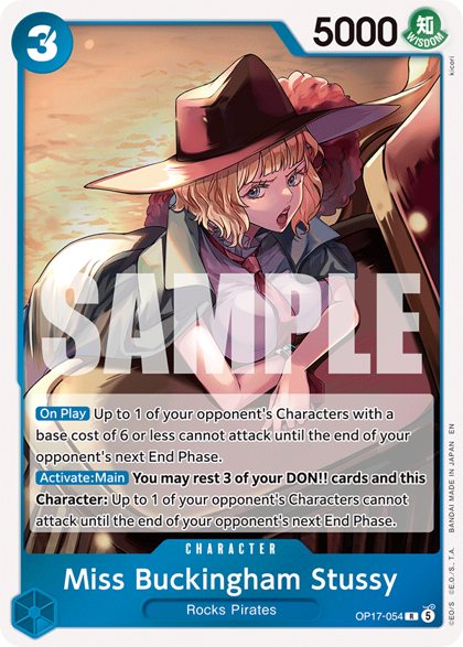 Miss Buckingham Stussy (OP17-054)