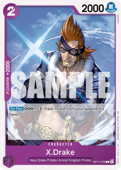 X.Drake (OP17-075)