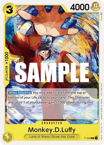 Monkey.D.Luffy (P-036)
