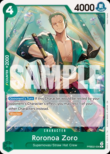 Roronoa Zoro (PRB02-006)
